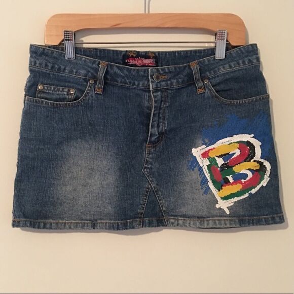 Babe Score denim mini skirt | Size 11 - Picture 1 of 4